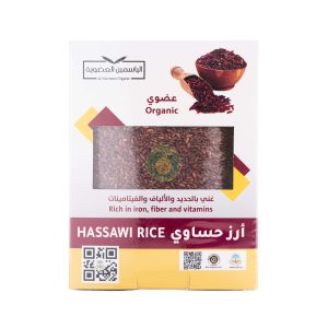 أرز حساوي عضوي 1 كجم مزرعة الياسمين العضوية
