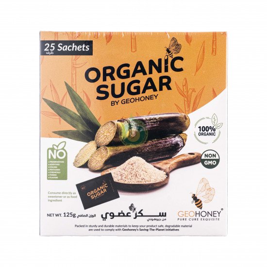 سكر عضوي 125جم جيوهاني 