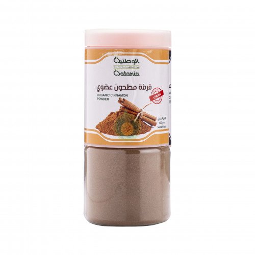 قرفة مطحونة عضوي 100جم الوطنية قرفة مطحونة عضوي 100جم الوطنية