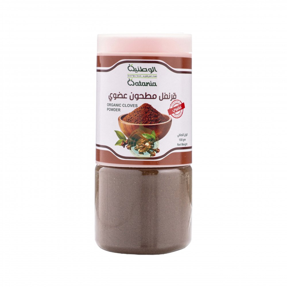 قرنفل مطحون عضوي الوطنية 100جم 