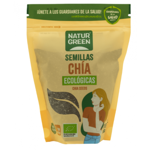بذور الشيا العضوية 500جم ناتورجرين 