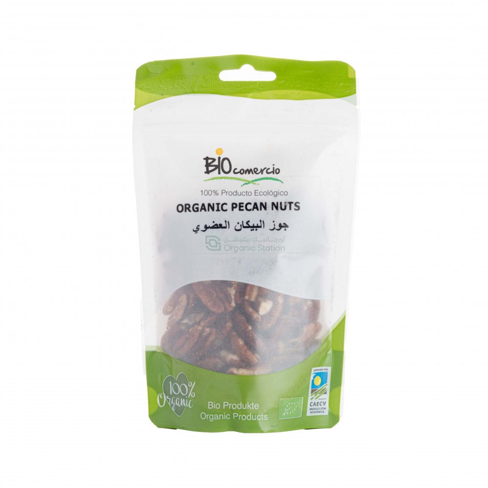 جوز البيكان عضوي خالي من الغلوتين نباتي خالي من اللاكتوز 100 جرام
