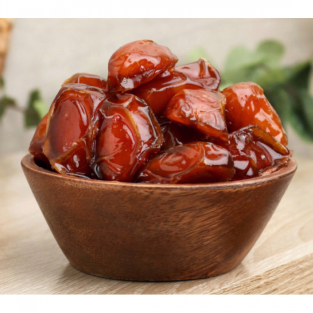 تمر خضري مكبوس 500جم مزرعة السلوى