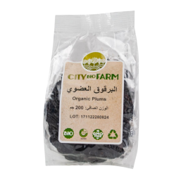 Organic plums 200g