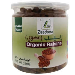 زبيب عضوي 250جم زادنا 