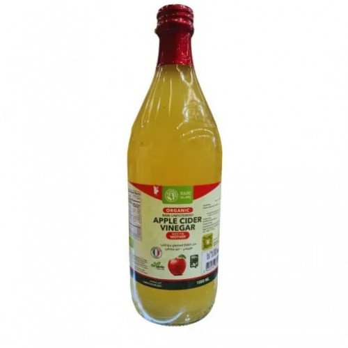 خل التفاح العضوي مع اللب طبيعي غير مصفى 500جرام راهي 