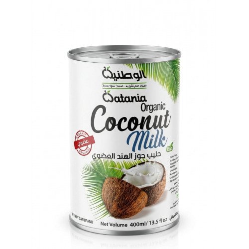 حليب جوز الهند العضوي 400مل الوطنية 