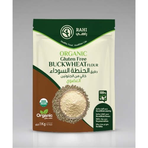 دقيق الحنطة السوداء العضوي خالي من الجلوتين 500جم راهي 