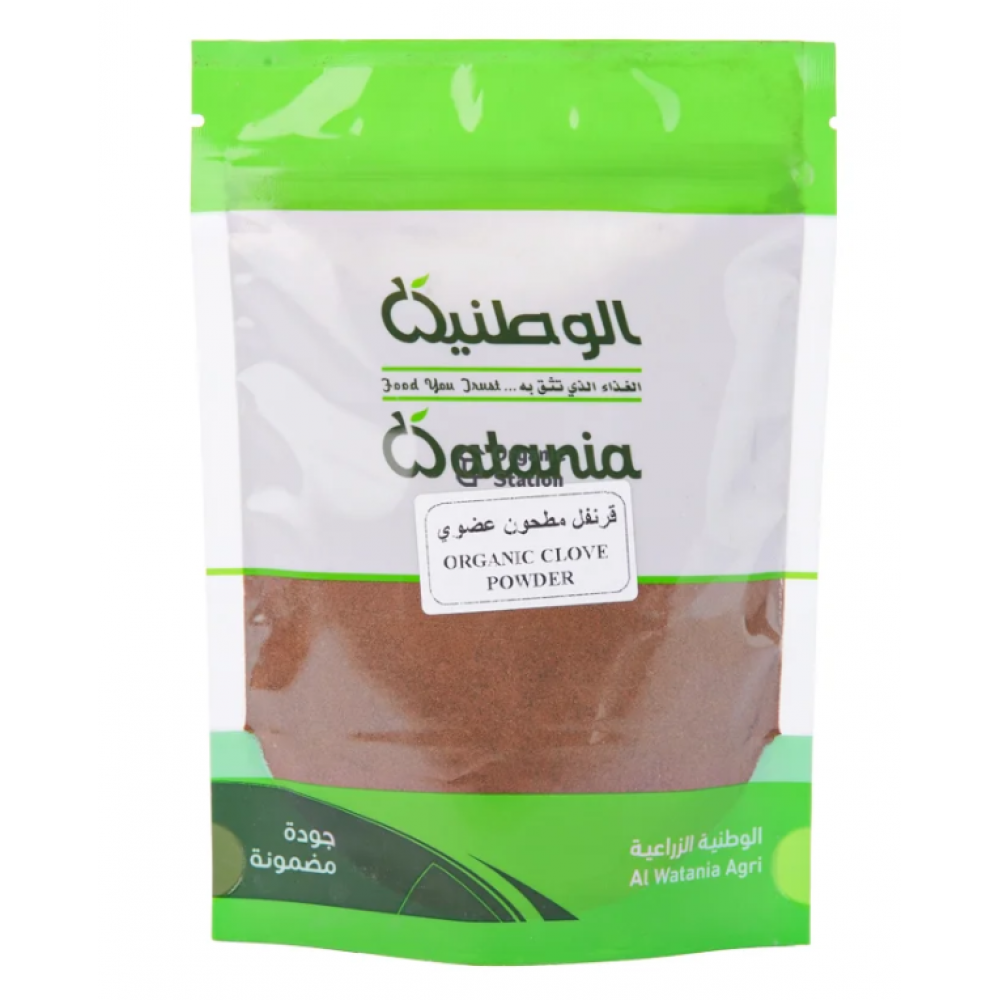 قرنفل مطحون عضوي 100جم الوطنية