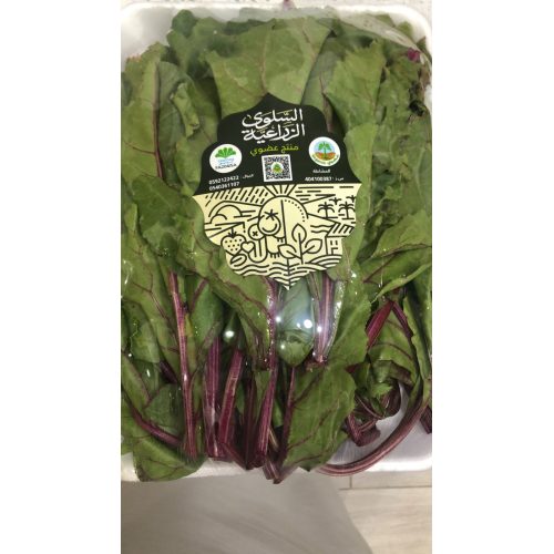 Fresh organic beetroot leaves, Salwa