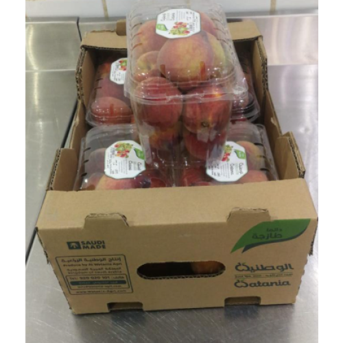 خوخ الوطنية كرتون 4 سله  طبيعي 