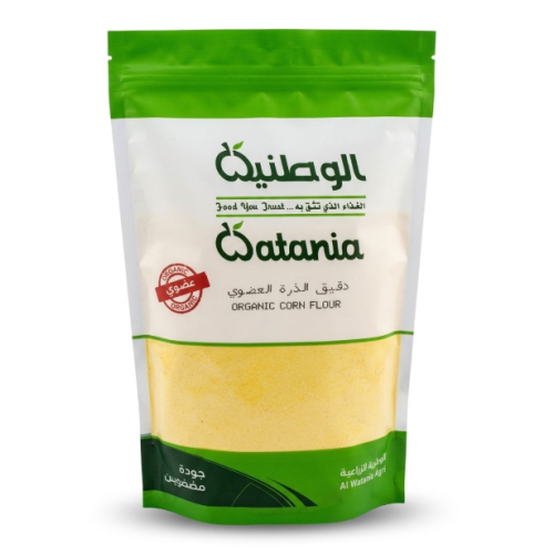 دقيق الذرة العضوي 1كجم الوطنية 