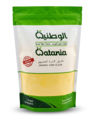 دقيق الذرة العضوي 1كجم الوطنية 