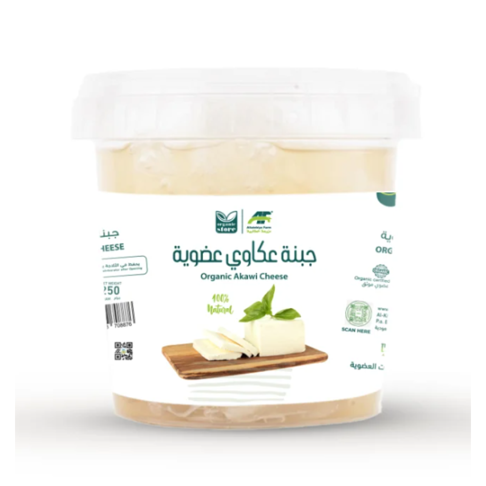 جبن عكاوي بقري عضوي 250جم ال طالب