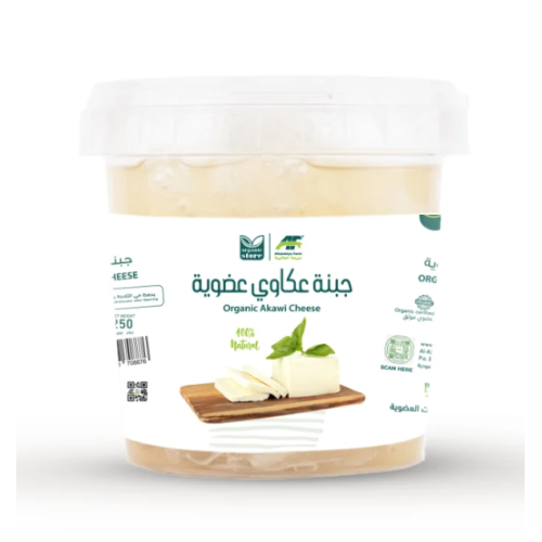 جبن عكاوي بقري عضوي 250جم ال طالب