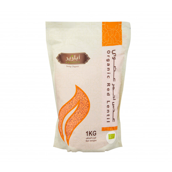 Organic red lentils 1kg Abazir