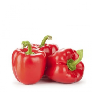 Organic red bell peppers 900g, Alian Farm