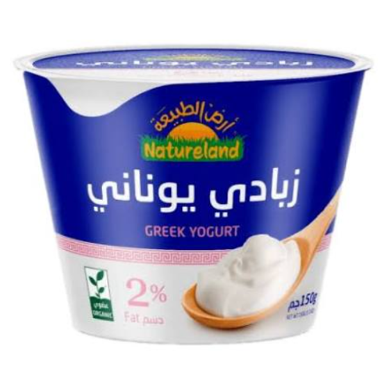 زبادي يوناني قليل الدسم ارض الطبيعه