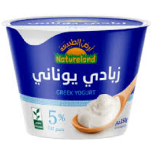 زبادي يوناني كامل الدسم ارض الطبيعة