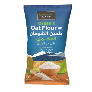 طحين الشوفان عضوي خالي من الجلوتين 1 كجم 