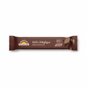 شوكولاتة داكنة عضوي 85% ارض الطبيعة  35جم)