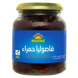 فاصوليا حمراء عضوية 360جم ارض الطبيعة