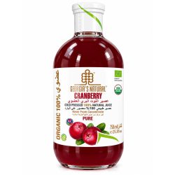 عصير التوت البري النقي الطبيعي العضوي 750مل 
