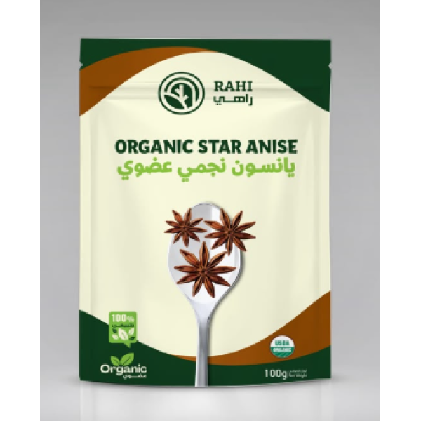 Organic star anise 100g, rahi