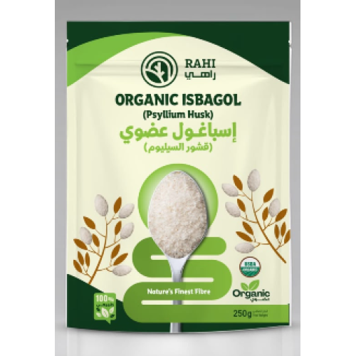 Rahi Organic Psyllium Husks (Ispaghula) 250g