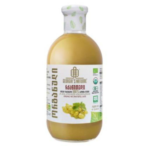  Organic White Muscat Grape Juice 750ml Georgias Natural Organic