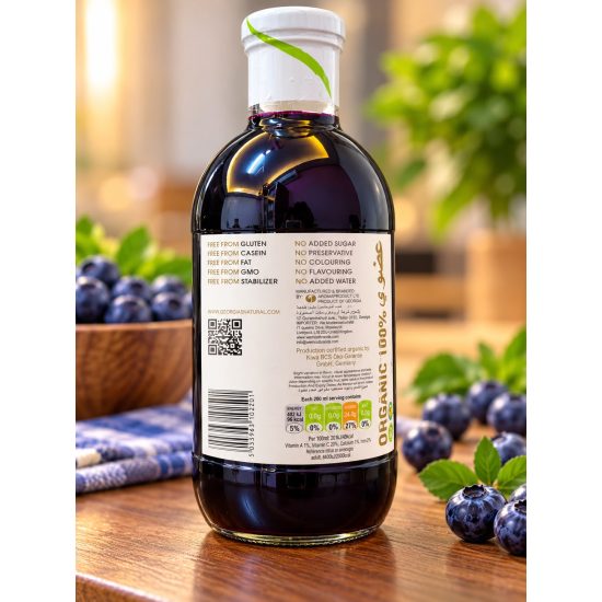 Georgia’s Natural Organic Pure Berry Juice, 750ml – 100% Natural