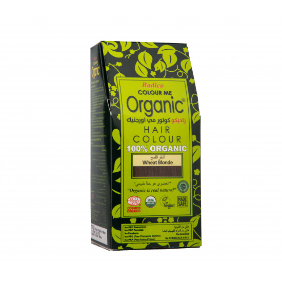 صبغة شعر عضوية أشقر القمح - 100 غرام من راديكو صبغة شعر عضوية أشقر القمح - 100 غرام من راديكو