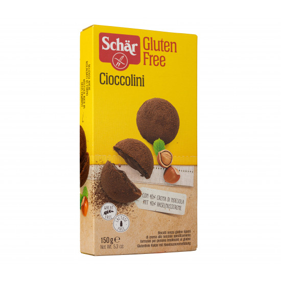 بسكويت كيكوليني محشوة بكريمة البندق 150جم خالي من الجلوتين د شار بسكويت كيكوليني محشوة بكريمة البندق 150جم خالي من الجلوتين د شار