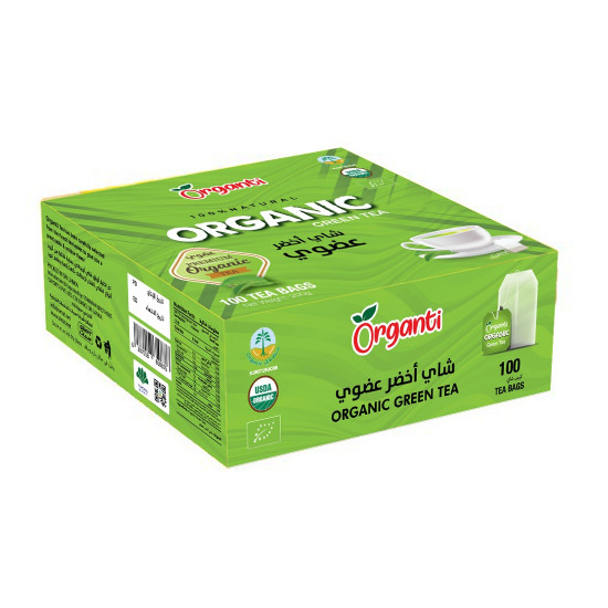 شاي أخضر عضوي 100 كيس اورجنتي شاي أخضر عضوي 100 كيس اورجنتي