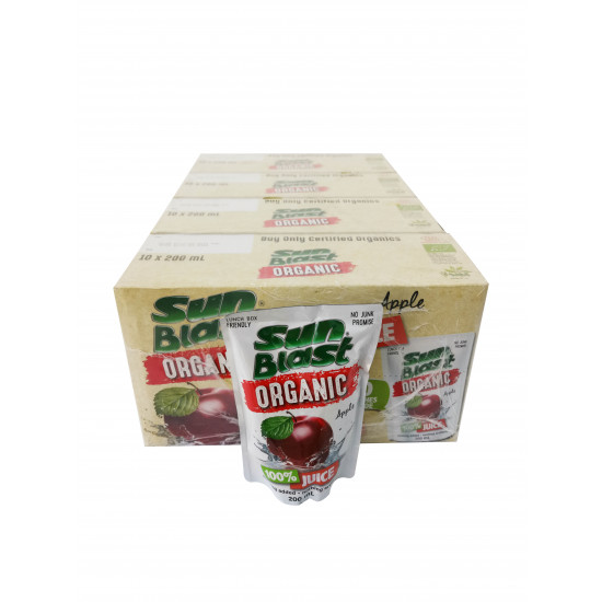 عصير التفاح العضوي 10×200 مل سن بلاست عصير التفاح العضوي 10×200 مل سن بلاست