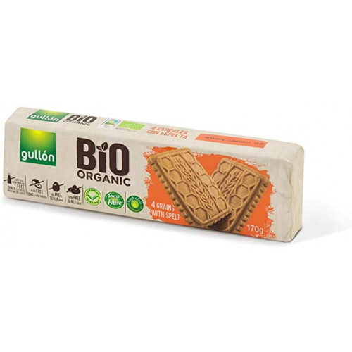 بسكويت الحبوب الاربعة 170جم عضوي بسكويت الحبوب الاربعة 170جم عضوي