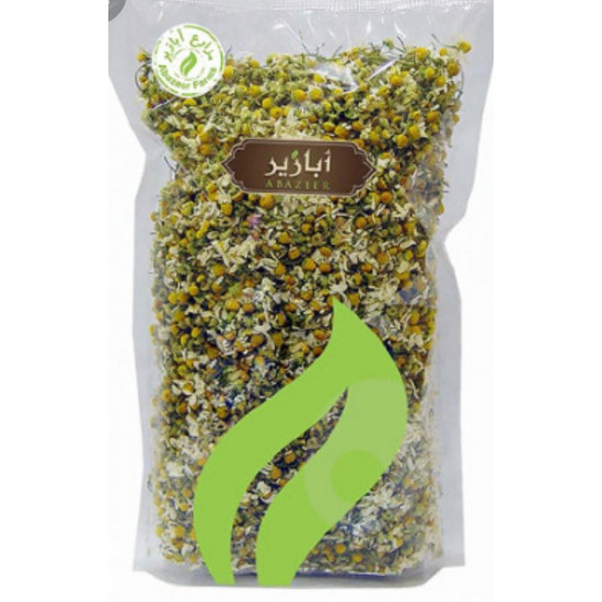 زهرة البابونج 100جم عضوي ابازير زهرة البابونج 100جم عضوي ابازير