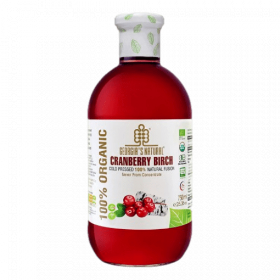 عصير ثمرة شجرة البتولا بالتوت البري النقي الطبيعي العضوي 750مل