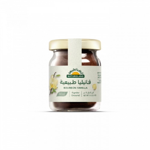 فانيليا طبيعية مطحونة 15 جم عضوي ارض الطبيعة فانيليا طبيعية مطحونة 15 جم عضوي ارض الطبيعة