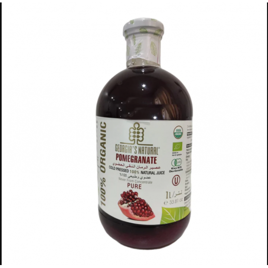 عصير الرمان النقي العضوي -1 لتر عصير الرمان النقي العضوي -1 لتر