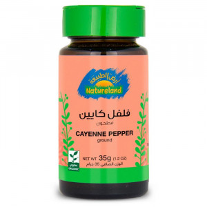 فلفل كايين 35 جم عضوي ارض الطبيعة 