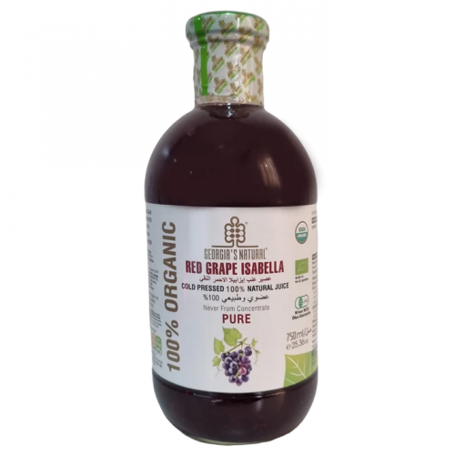 عصير العنب الأحمر الطبيعي العضوي 750 مل عصير العنب الأحمر الطبيعي العضوي 750 مل