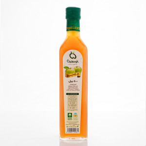 خل تفاح عضوي غير مفتلر 500مل الوطنية 