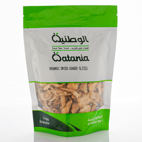 زنجبيل شرائح عضوي 100جم الوطنية زنجبيل شرائح عضوي 100جم الوطنية
