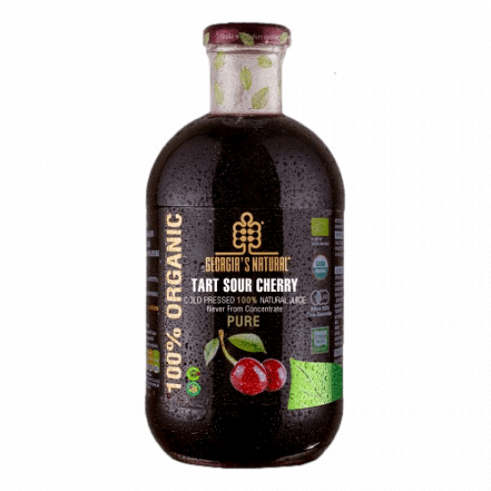 عصير الكرز الحامض العضوي النقي 1 لتر عصير الكرز الحامض العضوي النقي 1 لتر