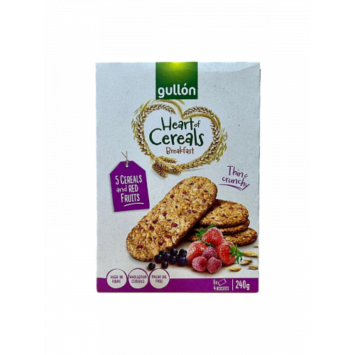 بسكويت بالحبوب الكاملة والفواكه الحمراء 240 جرام جولن 