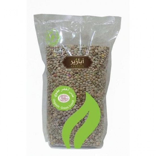 عدس اخضر عضوي 1 كجم ابازير عدس اخضر عضوي 1 كجم ابازير