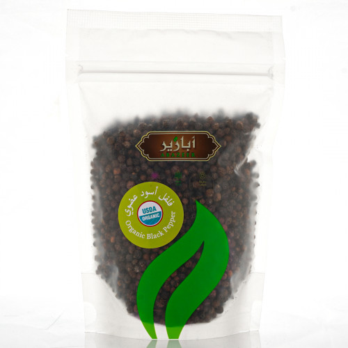 فلفل اسود عضوي حب 200جم ابازير فلفل اسود عضوي حب 200جم ابازير