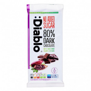 شوكولاتة ستيفيا داكنة 75جم - ديابلو