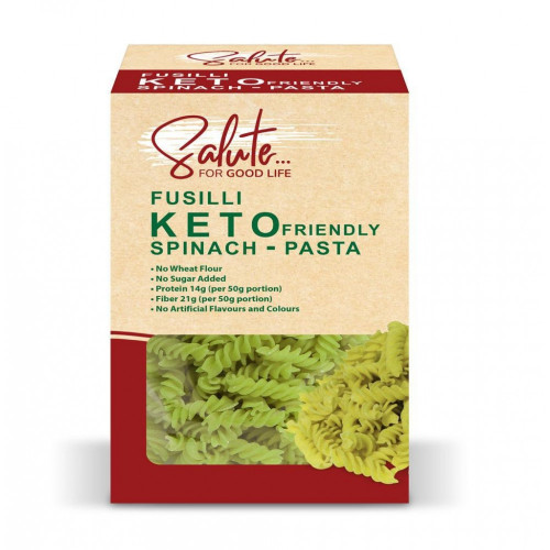 مكرونه السبانخ فوسيلي كيتو 200جم مكرونه السبانخ فوسيلي كيتو 200جم